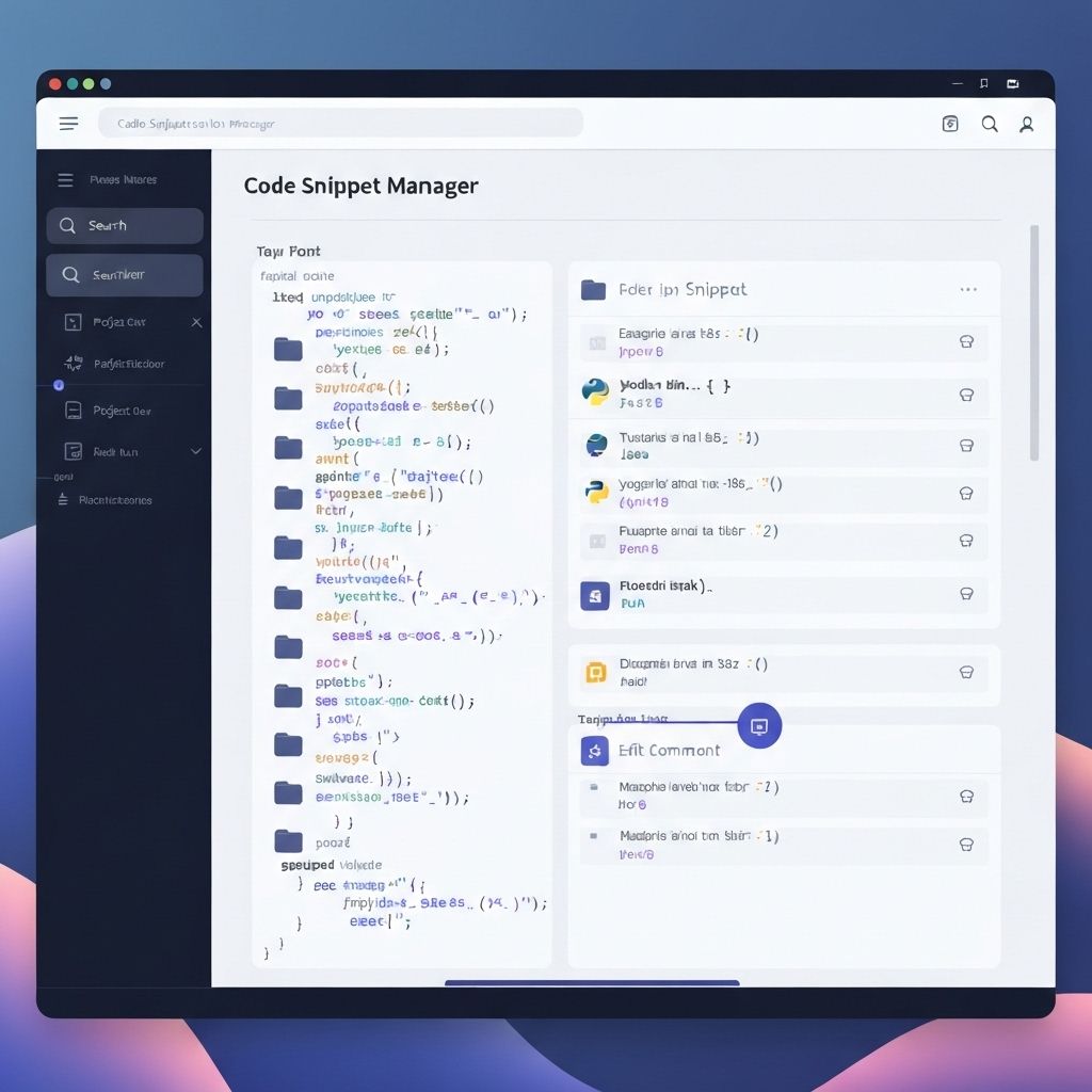 CodeSnippet Manager